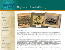 Tablet Screenshot of hopkhistsoc.org